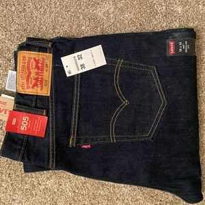 Levi’s 505 regular fit jeans.